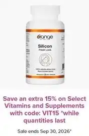 Well Select Vitamins and Supplements offer