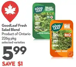Longo's GoodLeaf Fresh Salad Blend offer
