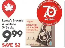 Longo's Longo's Brownie À La Mode offer