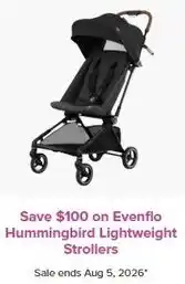 Well Evenflo Hummingbird Lightweight Strollers offer