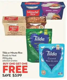 Longo's Tilda or Minute Rice offer