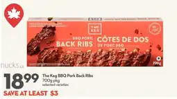 Longo's The Keg BBQ Pork Back Ribs offer