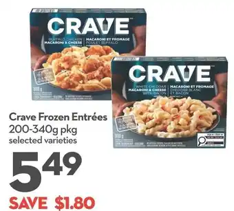 Longo's Crave Frozen Entrées offer
