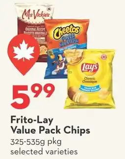Longo's Frito-Lay Value Pack Chips offer