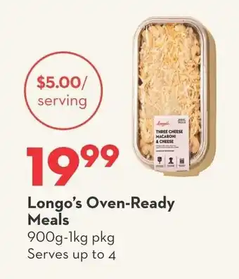 Longo's Longo's Oven-Ready Meals offer