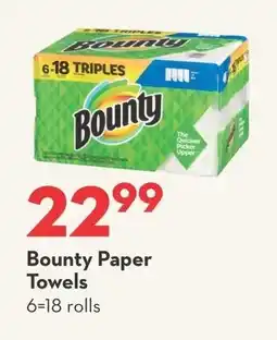 Longo's Bounty Paper Towels offer