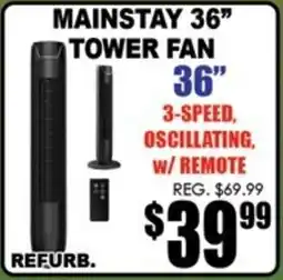 TechSource Mainstay 36" tower fan offer