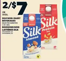 Loblaws Silk non-dairy d beverages offer