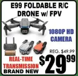TechSource E99 foldable r/c drone w/ fpv offer