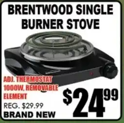 TechSource Brentwood single burner stove offer