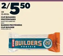 Loblaws Clif builders protein bars offer