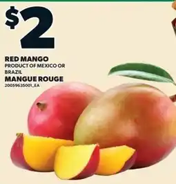Loblaws Red mango offer