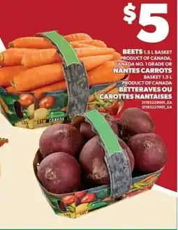Loblaws Beets or nantes carrots offer