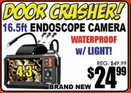 TechSource 16.5ft endoscope camera waterproof w/ light offer