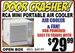 TechSource Rca mini portable air cooler & fan offer