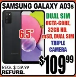 TechSource Samsung galaxy A03S offer