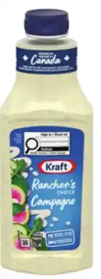 Giant Tiger Kraft Rancher's Choice offer