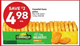 Giant Tiger Cavendish Farms patties offer