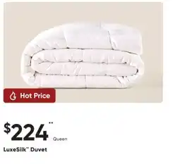 Sleep Country LuxeSilk Duvet offer