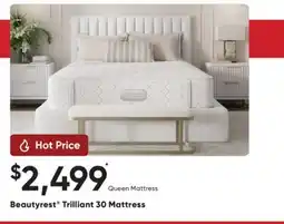 Sleep Country Beautyrest Trilliant 30 Mattress offer