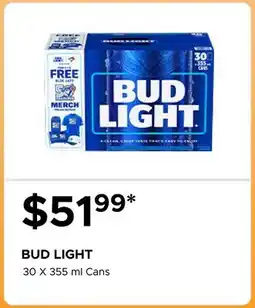The Beer Store BUD LIGHT offer