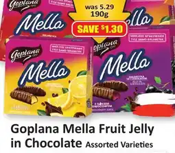 Starsky Goplana Mella Fruit Jelly in Chocolate offer