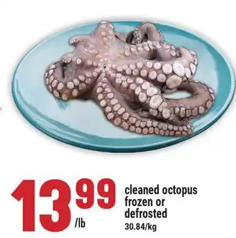 Marché Adonis CLEANED OCTOPUS FROZEN OR DEFROSTED offer