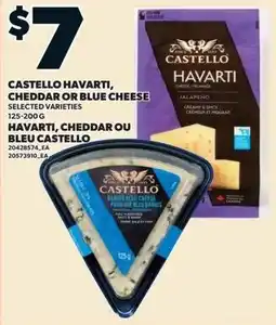 Loblaws Castello havarti, cheddar or blue cheese offer