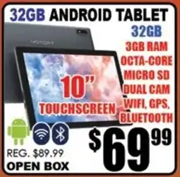 TechSource 32gb android tablet offer