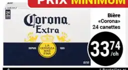 Pasquier Bière Corona 24 canettes offer