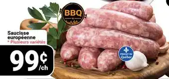 Pasquier Saucisse européenne offer