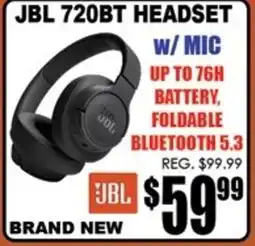 TechSource JBL 720BT HEADSET W/MIC offer