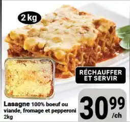 Pasquier Lasagne 100% bœuf ou viande, fromage et pepperoni offer