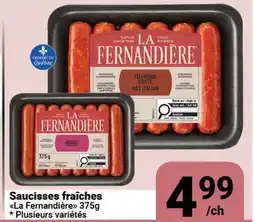 Pasquier Saucisses fraîches La Fernandière offer