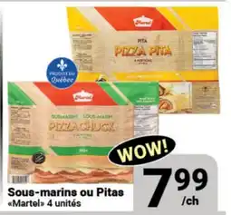 Pasquier Sous-marins ou Pitas Martel offer