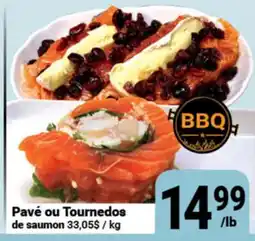 Pasquier Pavé ou Tournedos de saumon offer