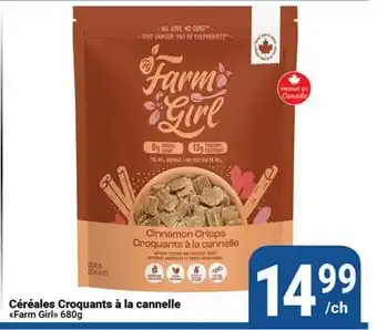 Pasquier Céréales Croquants à la cannelle Farm Girl offer