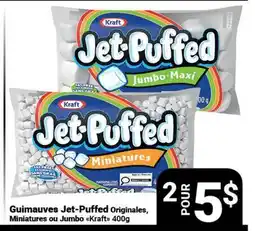 Pasquier Guimauves Jet-Puffed Originales, Miniatures ou Jumbo Kraft offer