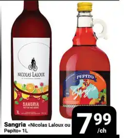 Pasquier Sangria Nicolas Laloux ou Pepito offer