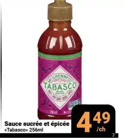 Pasquier Sauce sucrée et épicée Tabasco offer