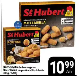 Pasquier Bâtonnets de fromage ou Bouchées de poutine St-Hubert offer