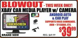 TechSource Xbay car media player w/ camera offer