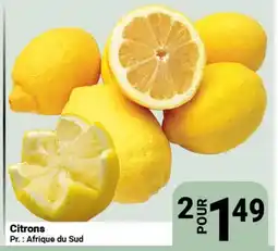 Pasquier Citrons offer