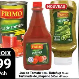 Pasquier Jus de Tomate, Ketchup ou Tartinade de jalapeño offer