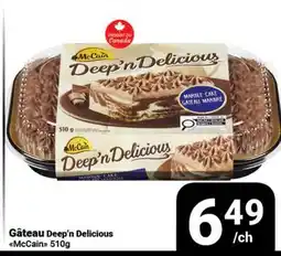 Pasquier Gâteau Deep'n Delicious McCain offer
