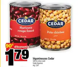 Super C légumineuses Cedar | Cedar legumes offer