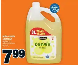 Super C huile canola Selection végétale | Selection canola oil offer