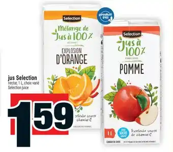 Super C jus Selection | Selection juice offer
