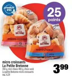 Super C micro croissants La Petite Bretonne | La petite Bretonne micro croissants offer