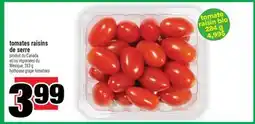 Super C TOMATES RAISINS DE SERRE | HOTHOUSE GRAPE TOMATOES offer